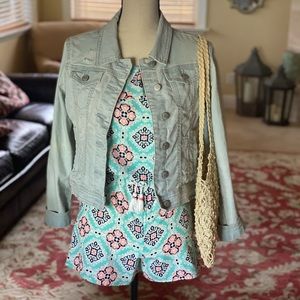 New Justice Girls Denim Jacket Size 12